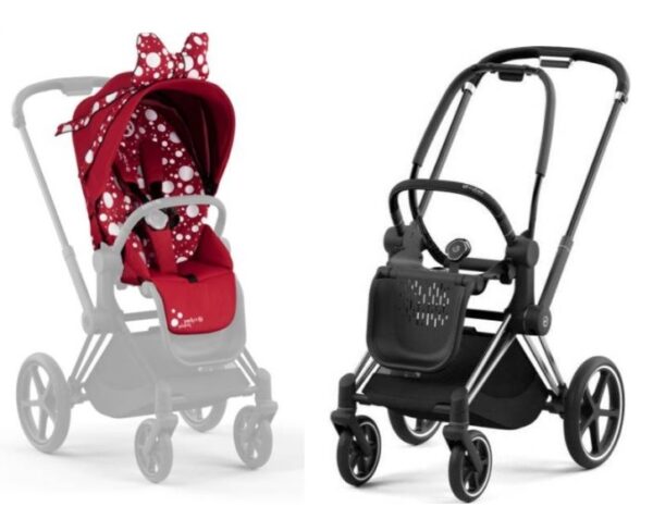 Cybex Priam 4.0 | Petticoat by Jeremy Scott | Chrome Black