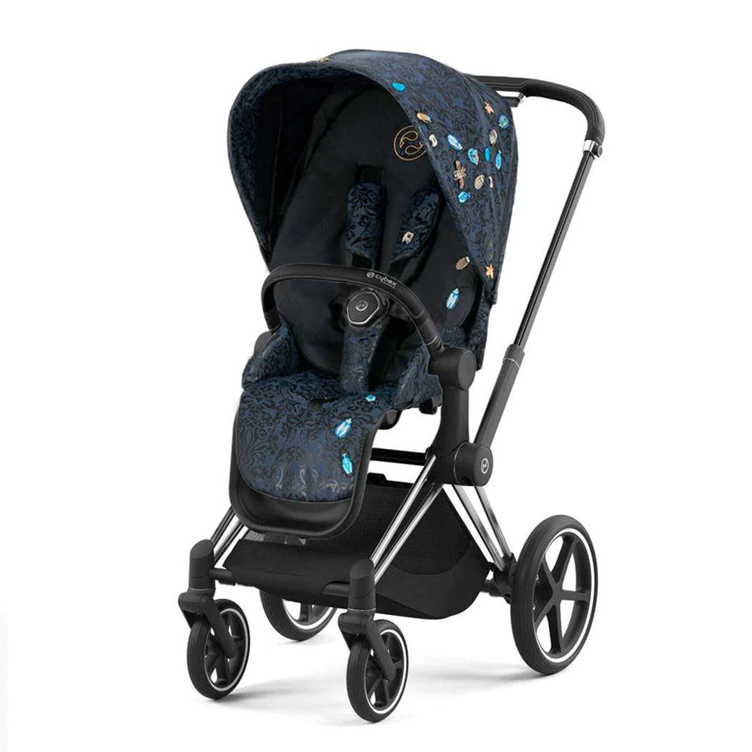 cybex priam pushchair jewels of nature chrome black