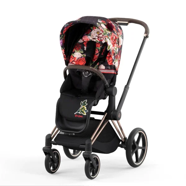 Cybex e-Priam 4.0 | Spring Blossom | Rose Gold - Görsel 2
