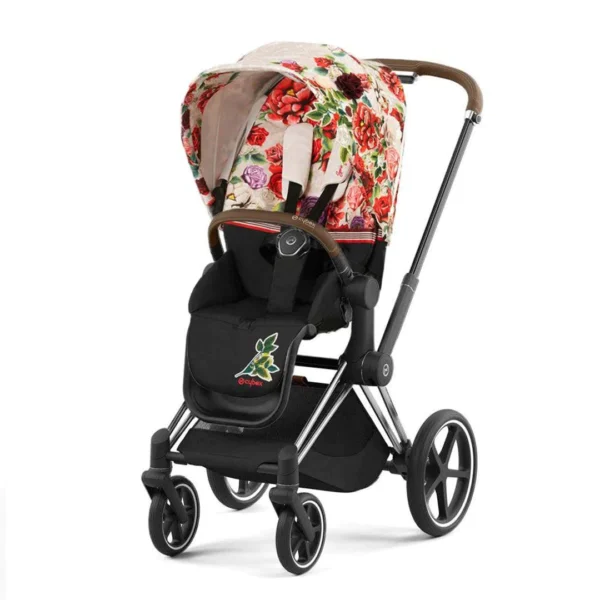 Cybex e-Priam 4.0 | Spring Blossom | Chrome Brown