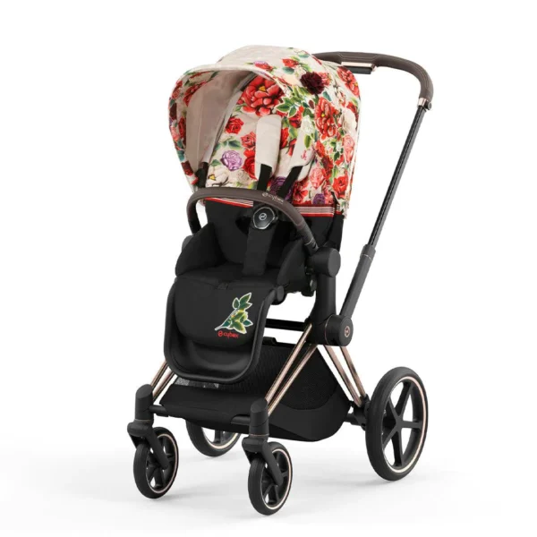 Cybex e-Priam 4.0 | Spring Blossom | Rose Gold